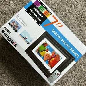 7" Digital Photo Frame - Black
